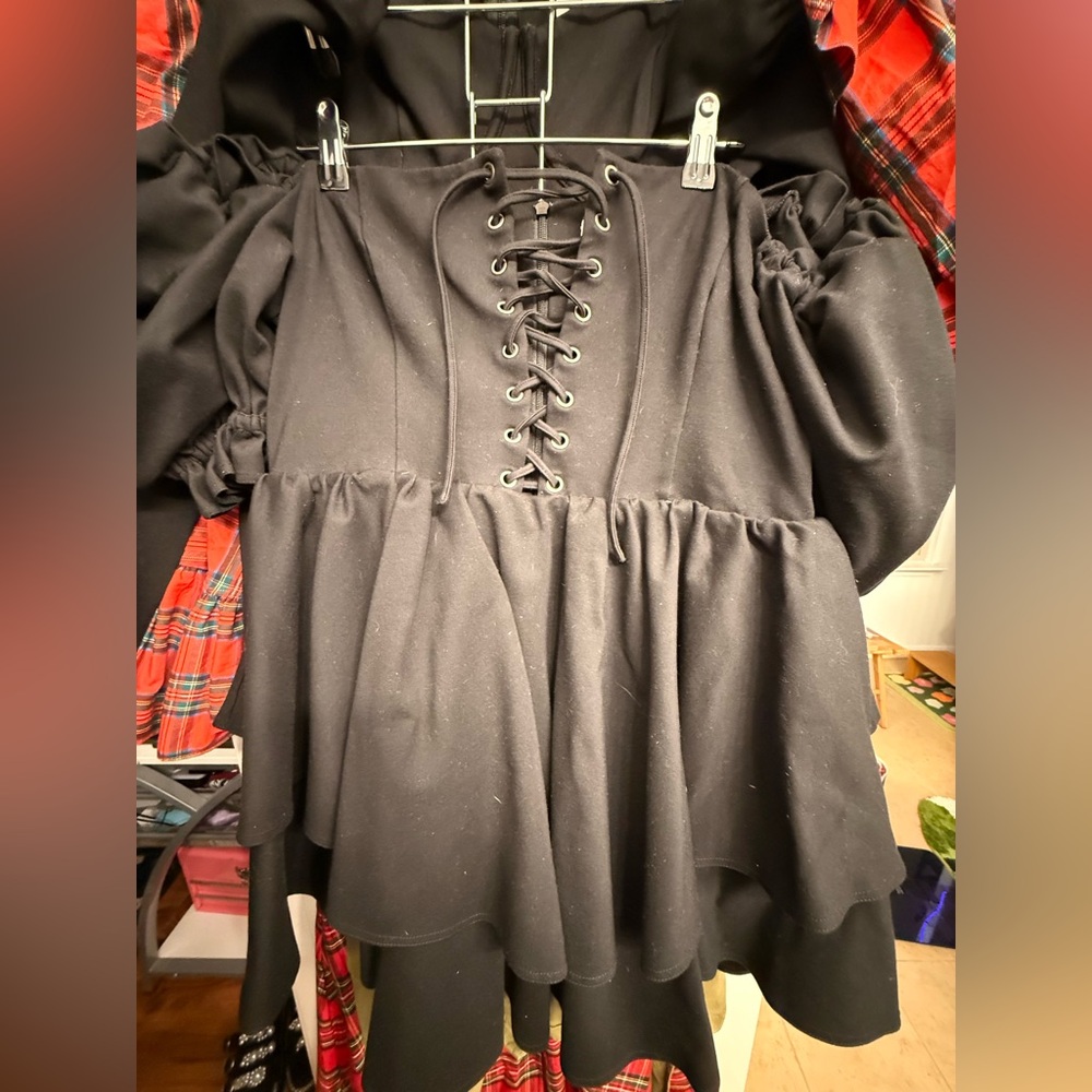 Selkie Caviar Lace Up Party Dress XXL - Picture 3 of 3